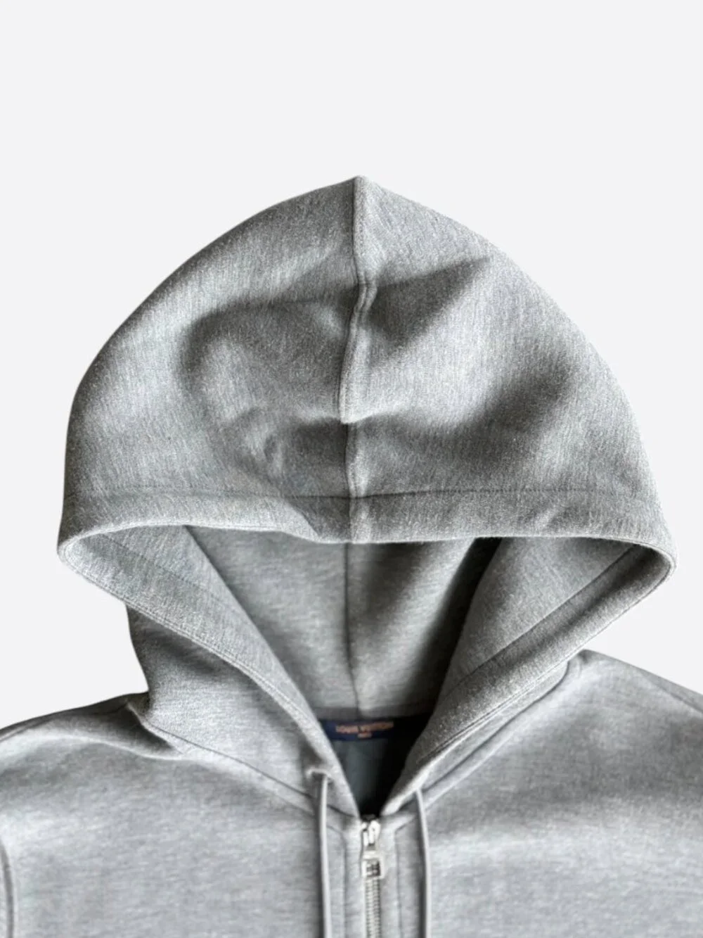 Louis Vuitton Grey Staples Zip Up Hoodie
